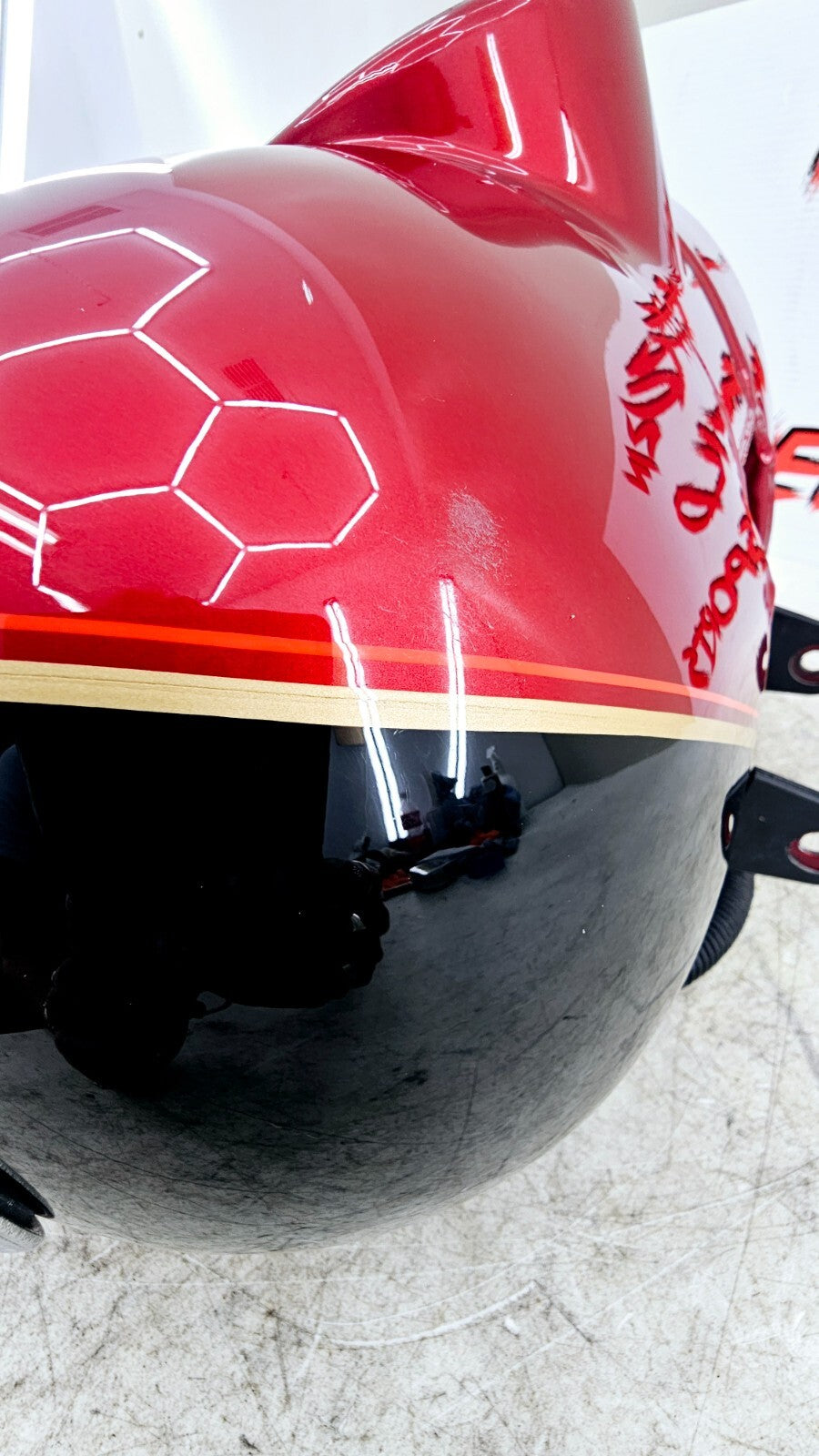 1998 HARLEY FLH ELECTRA GLIDE Gas Fuel Tank EFI Fuel Injected RED OEM HD NO DENT