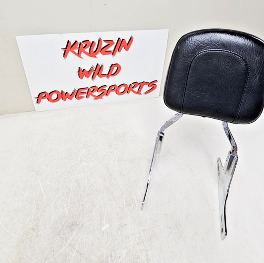 1993 HARLEY SOFTAIL Sissy Bar Passenger Backrest Pad Eagle Emblem