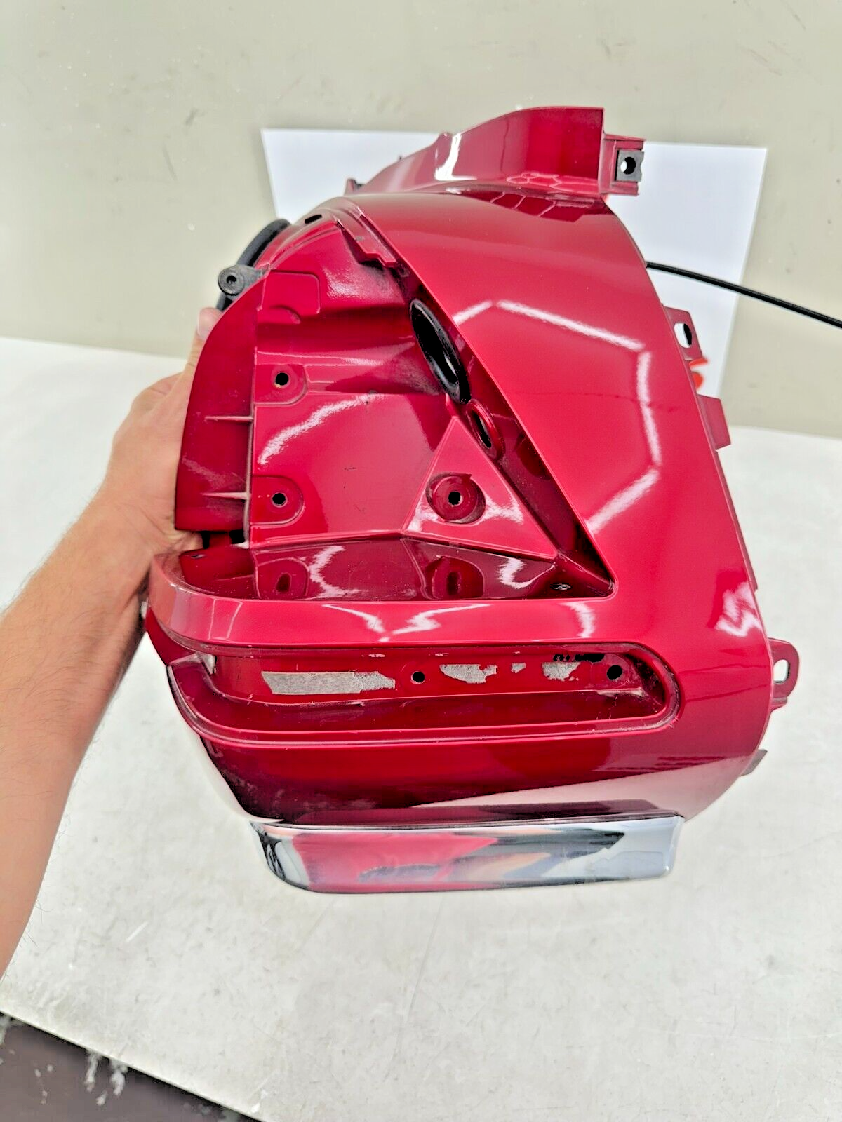 2004 Honda Goldwing GL1800 Left Inner Saddlebag Housing Case Panel