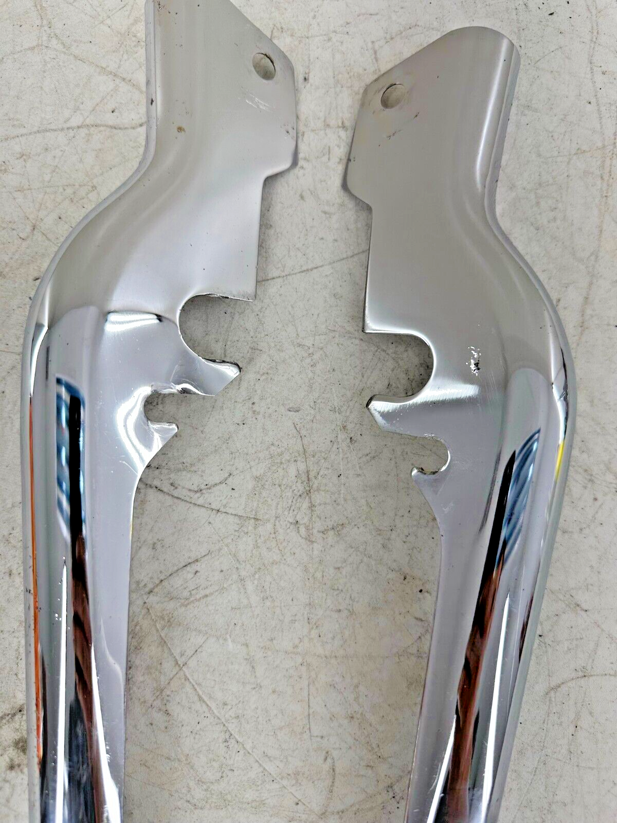 1996 HARLEY FLH ROADKING Touring Chrome Rear Frame Strut Arm Bar Covers