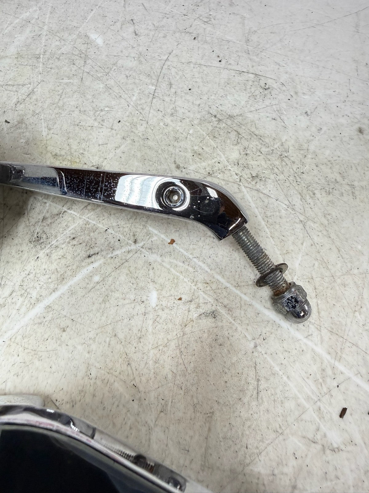 1993 HARLEY DYNA Wide Glide Chrome Flame Mirrors Left Right Inferno Mirror