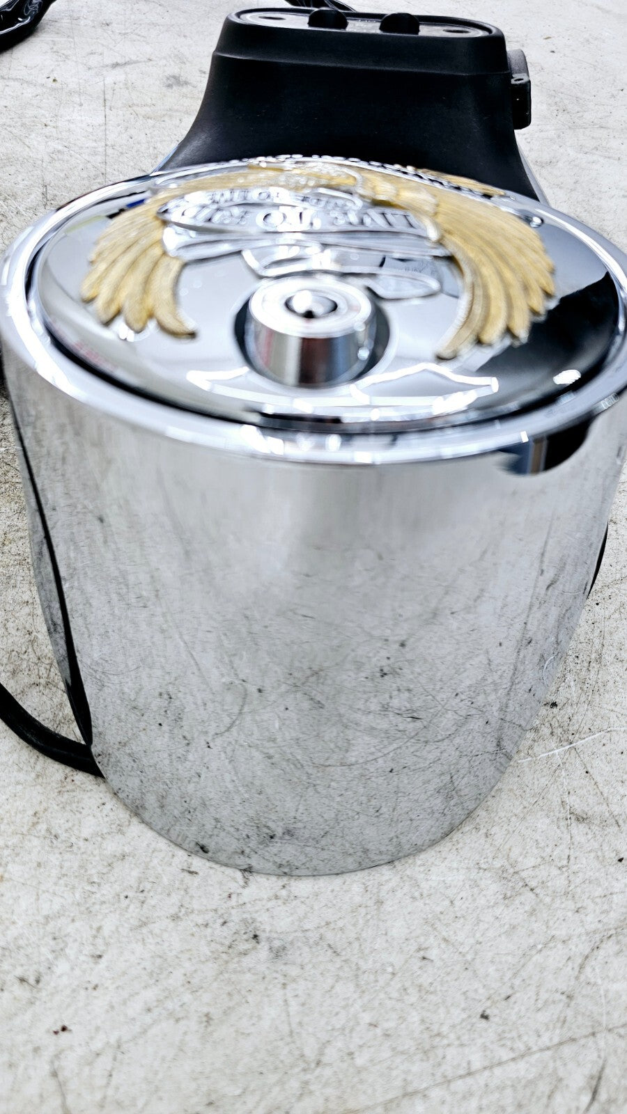 1998 HARLEY FLH ELECTRA GLIDE Gas Tank Console Dashboard Dash w/ Cap Lid Live To