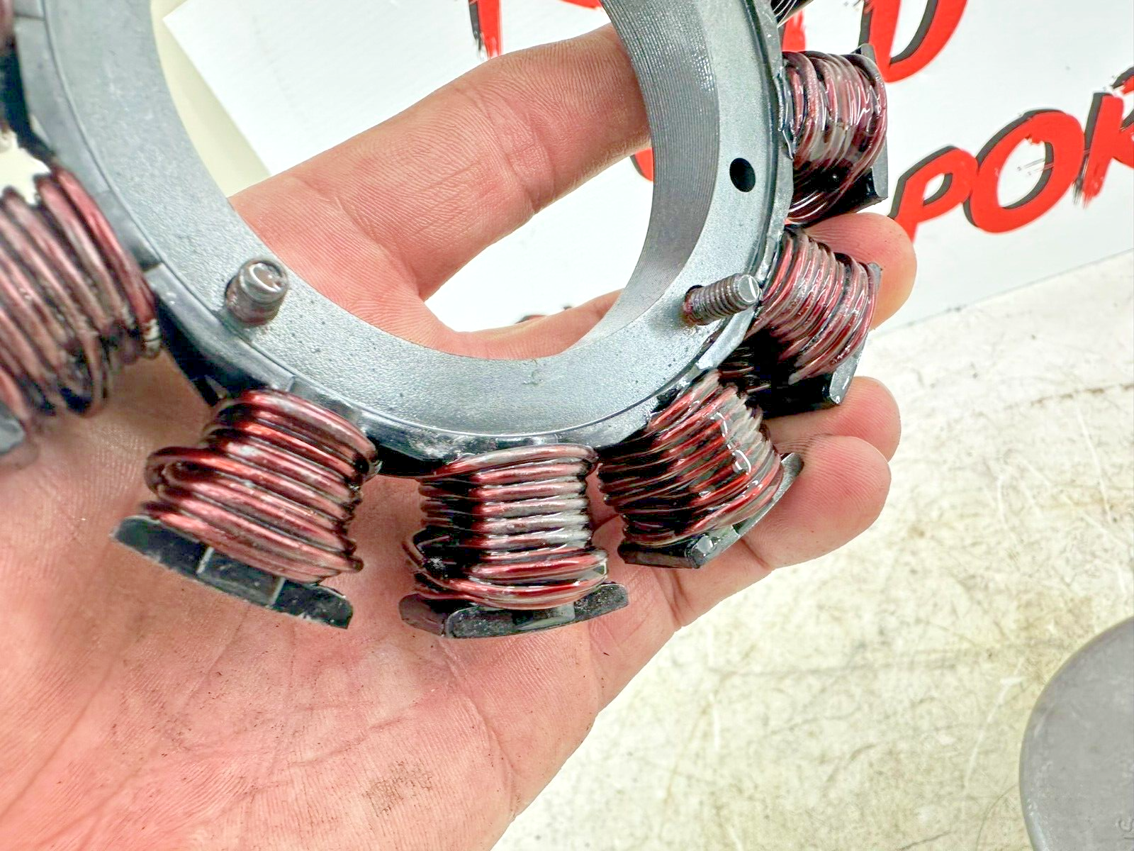 1997 HARLEY DYNA Magneto + Stator 7K Miles OEM HD