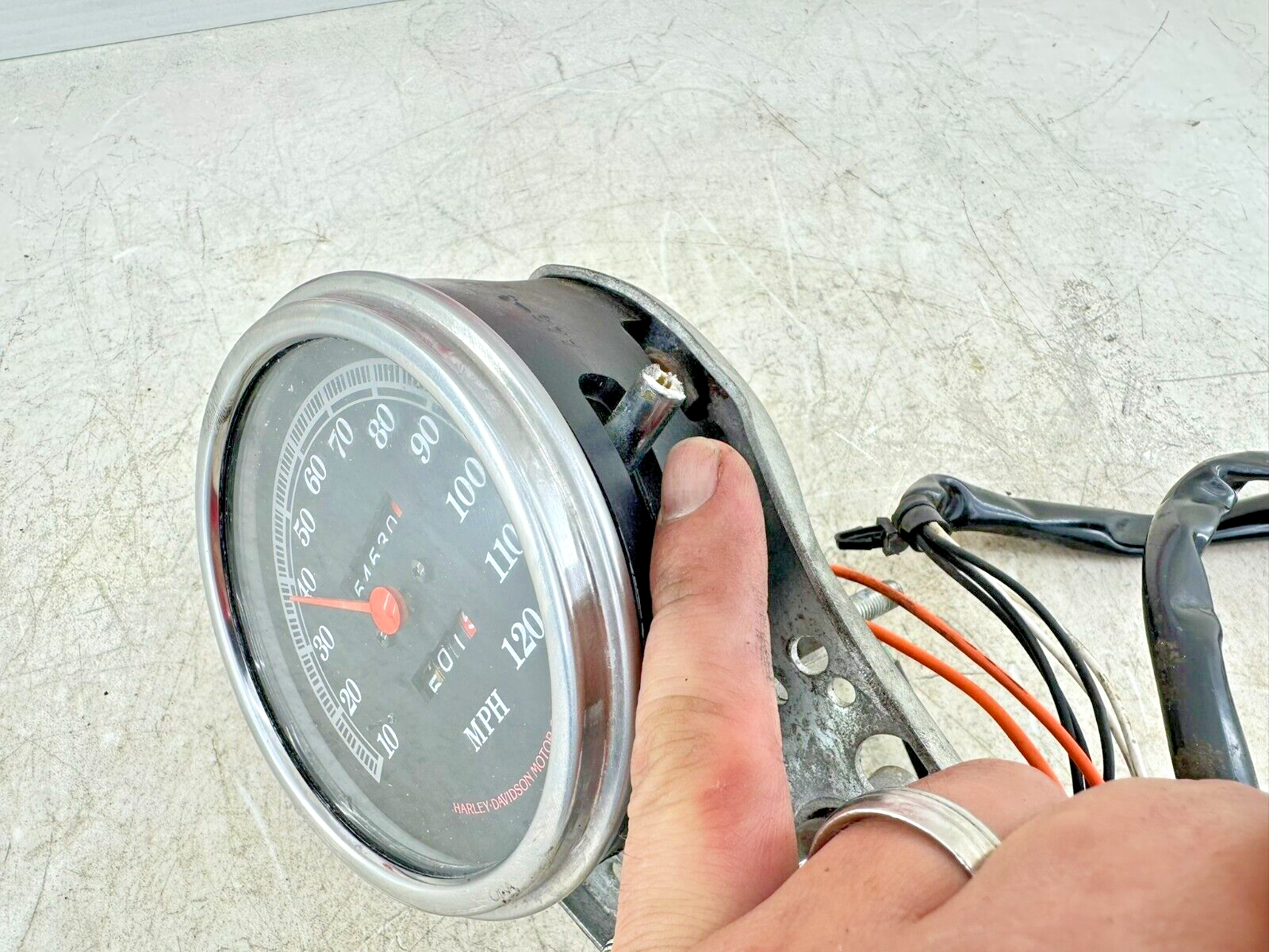 1995 HARLEY SOFTAIL 95 Older Speedometer Speedo