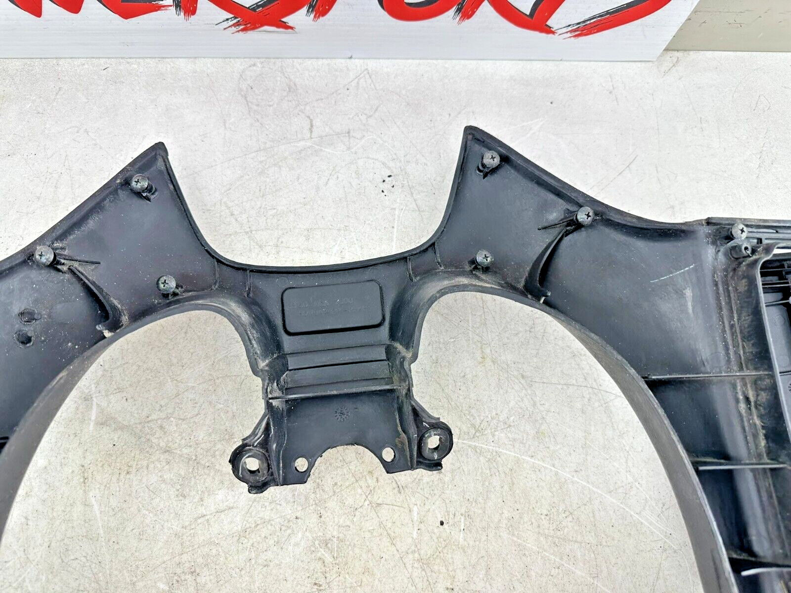 2004 Honda Goldwing GL1800 Black Upper Fairing Storage Pocket Radio Surround