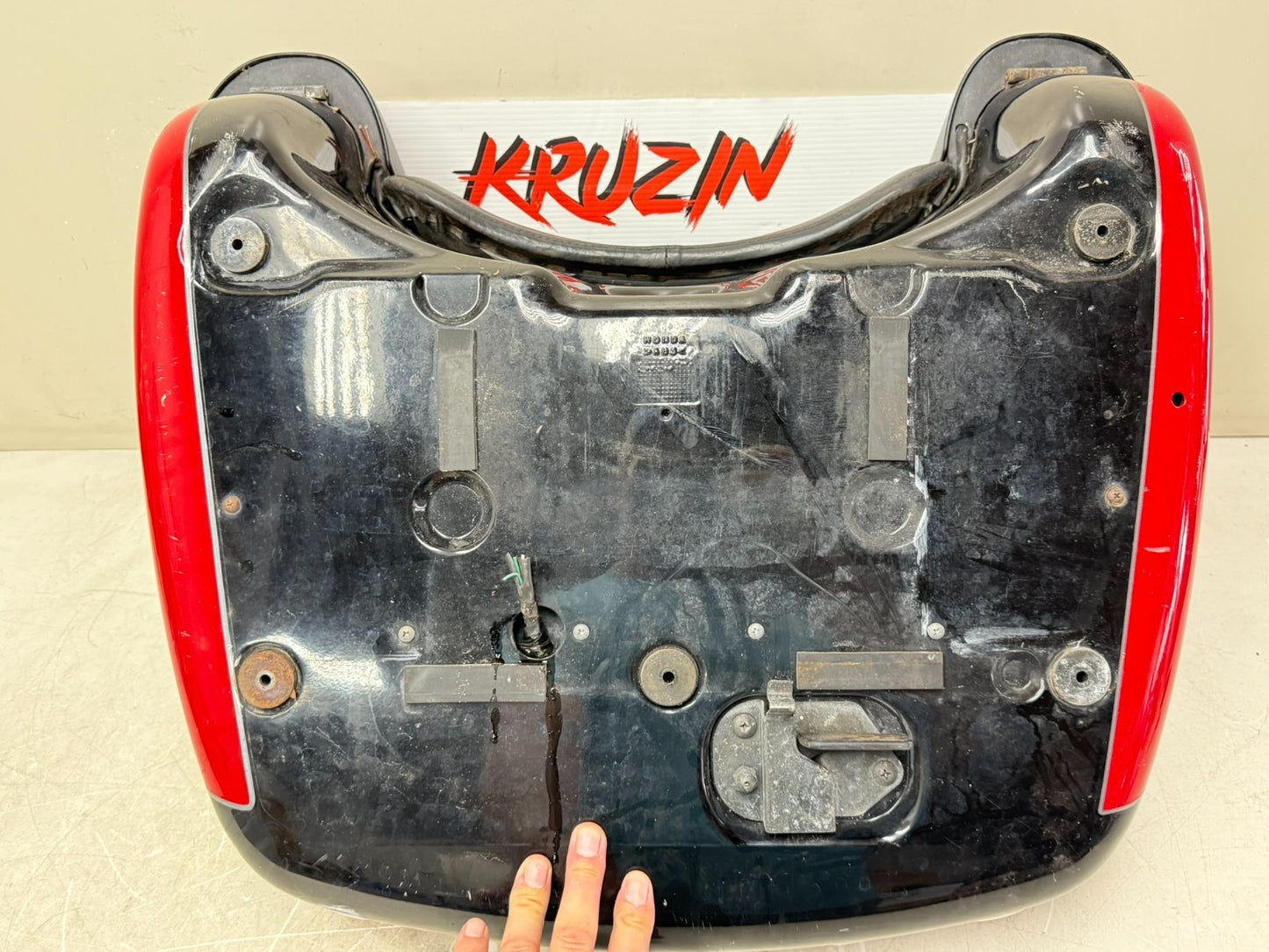 2001 HONDA VALKYRIE INTERSTATE Trunk Luggage Speaker Lid Storage Box W/ key