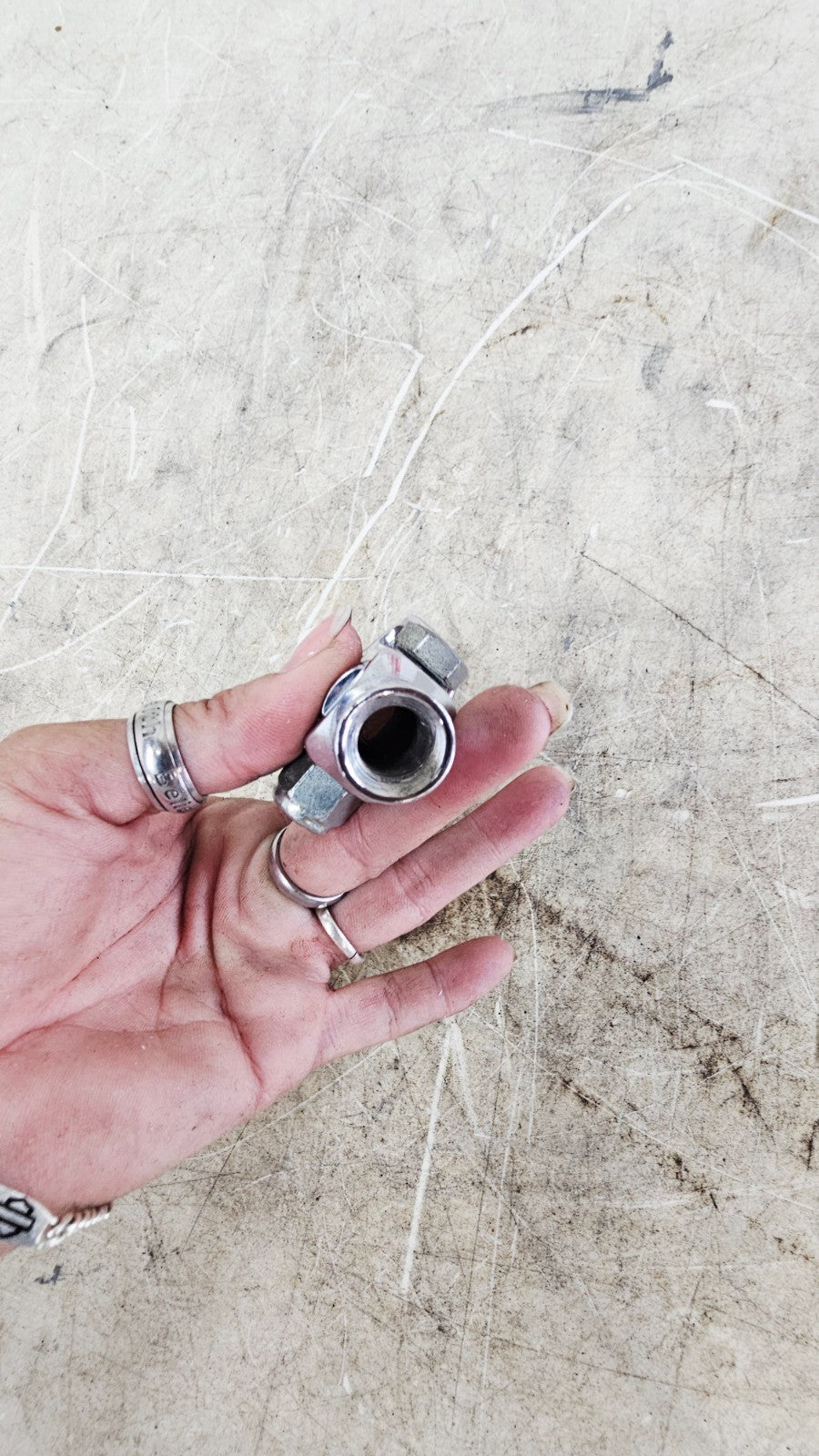 1996 HARLEY SOFTAIL Passenger Foot Pegs & Mounting Bracket