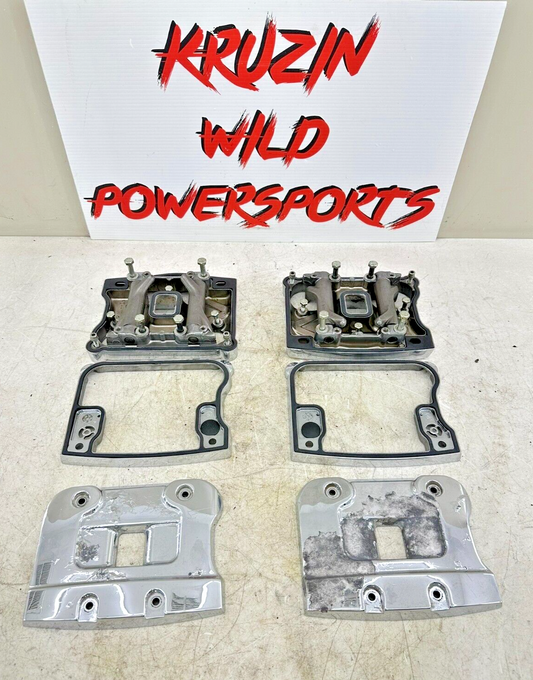 1997 HARLEY DYNA OEM HD Rocker Boxes + Valve Cover Case 17507-92A