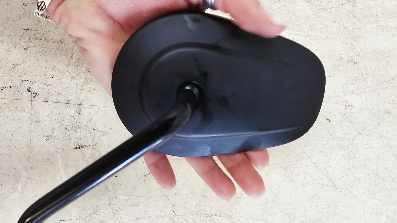 1993 HARLEY SOFTAIL Right Left Mirror Rear View Mirrors Black