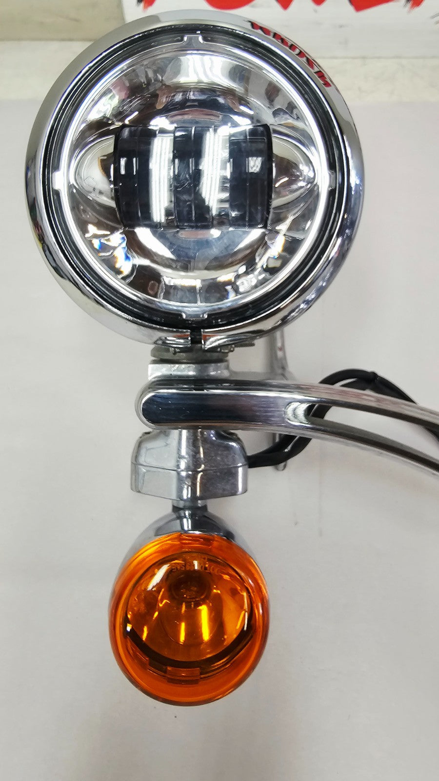 1995 HARLEY SOFTAIL Arlen Ness Passing Highway Spot Light Bar LED Turn Signal
