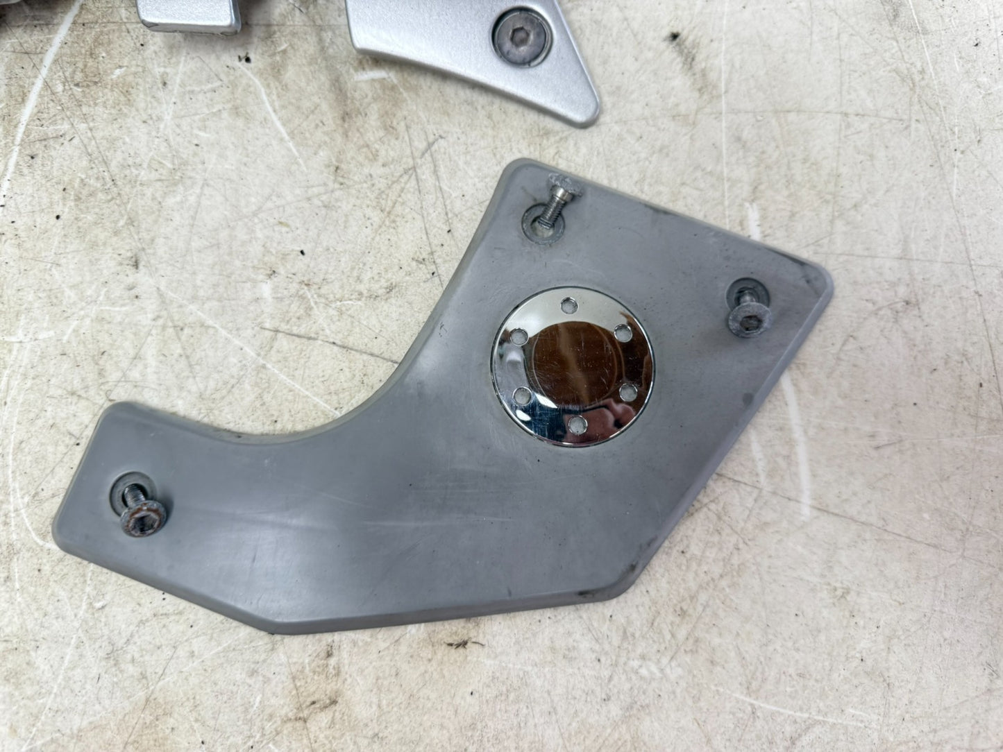 2002 Honda Goldwing GL1800 Frame Side Cover Panel Fairing Swing Arm Bolt Caps