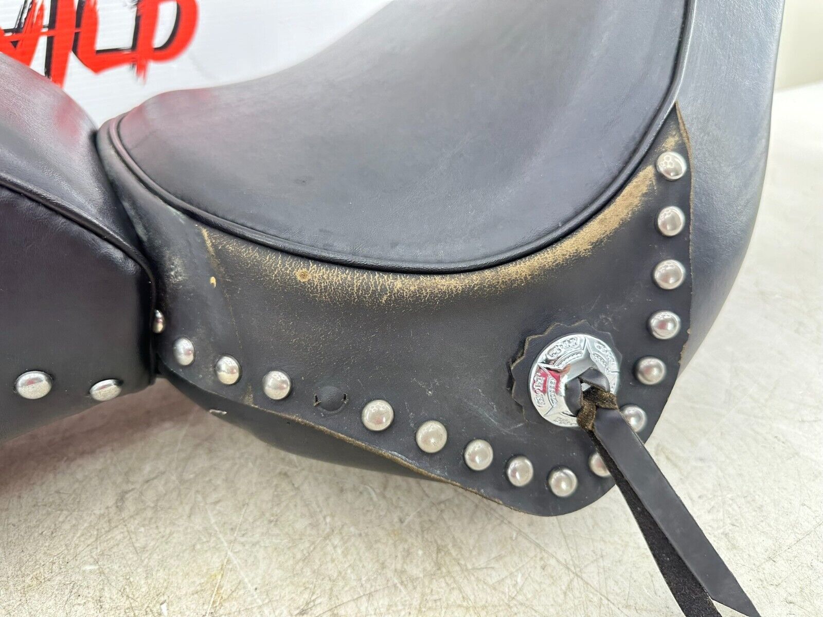 1995 HARLEY SOFTAIL Driver Passenger Seat Saddle 2 Up Studded