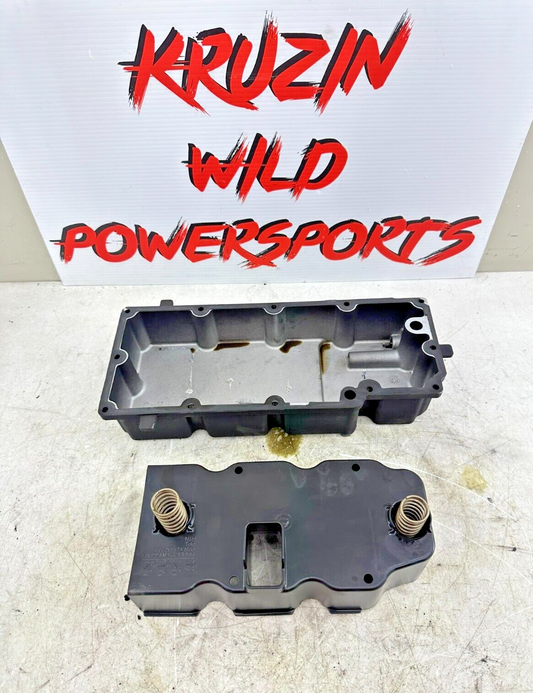 2003 HARLEY ELECTRA GLIDE classic Transmission Bottom Case Oil Pan + Baffle