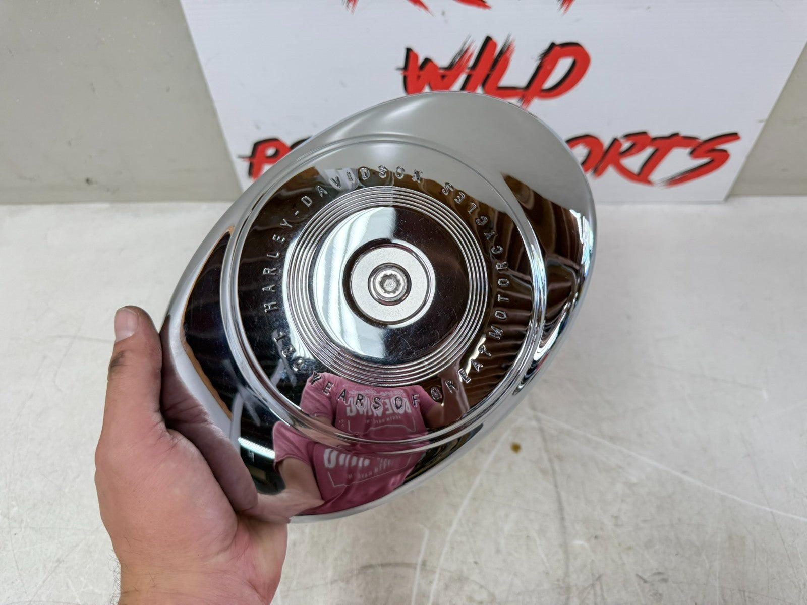 2003 HARLEY ELECTRA GLIDE 100th Anniversary Air Cleaner Housing Chrome Cover