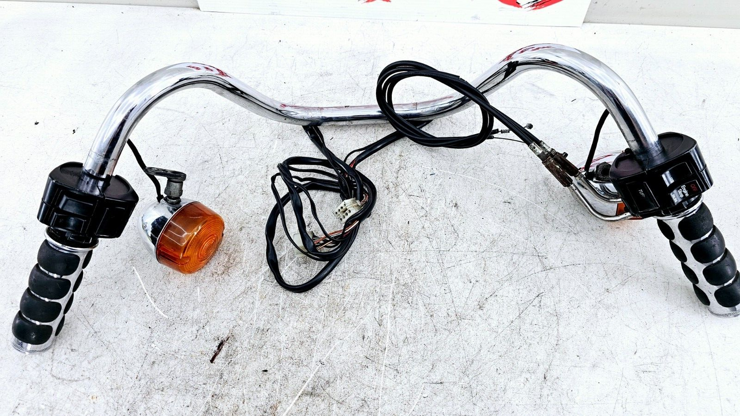 1995 HARLEY DYNA CONVERTIBLE Handlebar Control Switch Housing Grips +Turn Signal