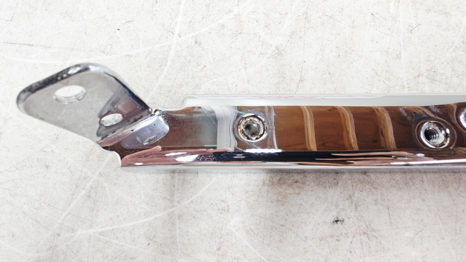 1996 HARLEY FLH ELECTRA GLIDE Left Right Chrome Saddlebag Guard Frame Bracket