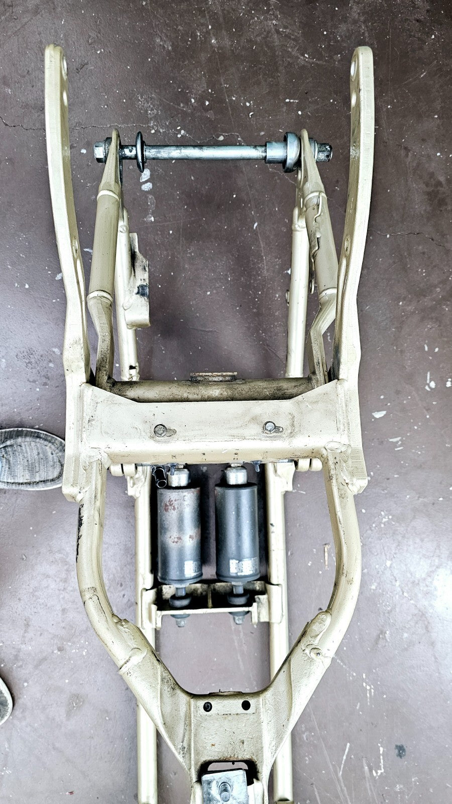 2003 HARLEY SOFTAIL DEUCE Frame Chassis Swingarm Shocks Straight