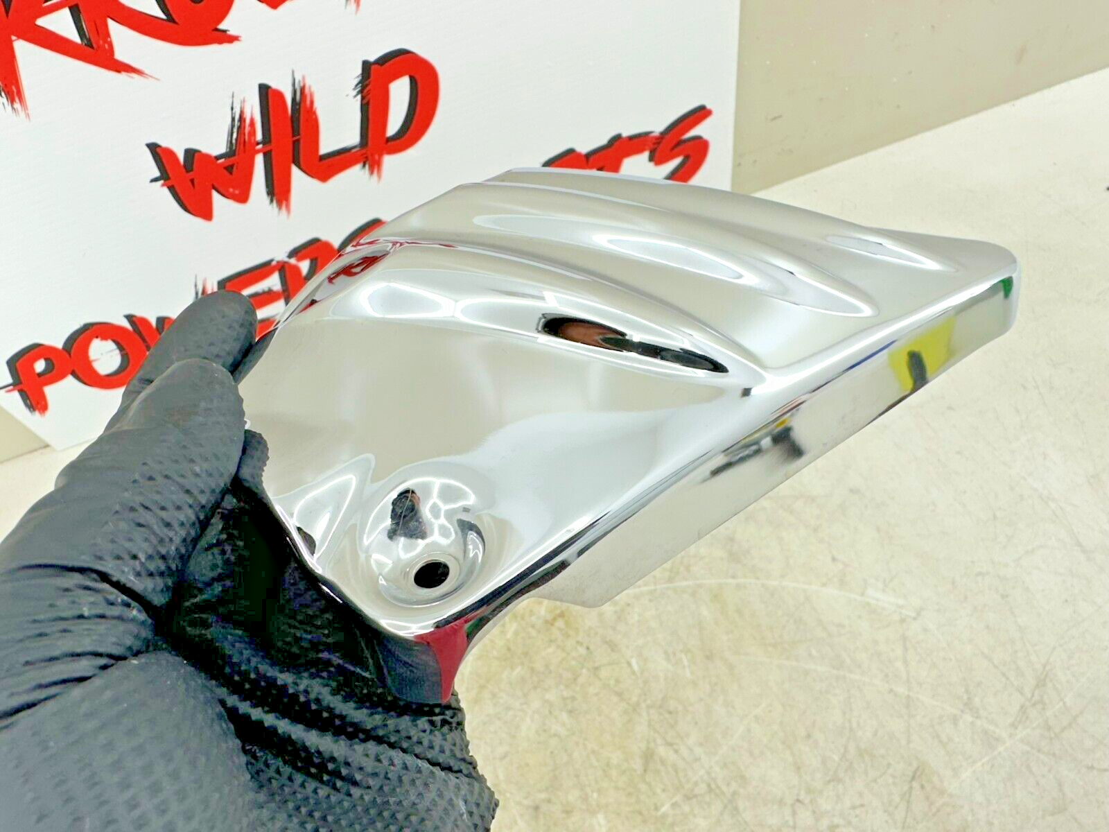 2003 Harley Davidson V Rod VRSCA Chrome Right Left Frame Neck Cover Panel