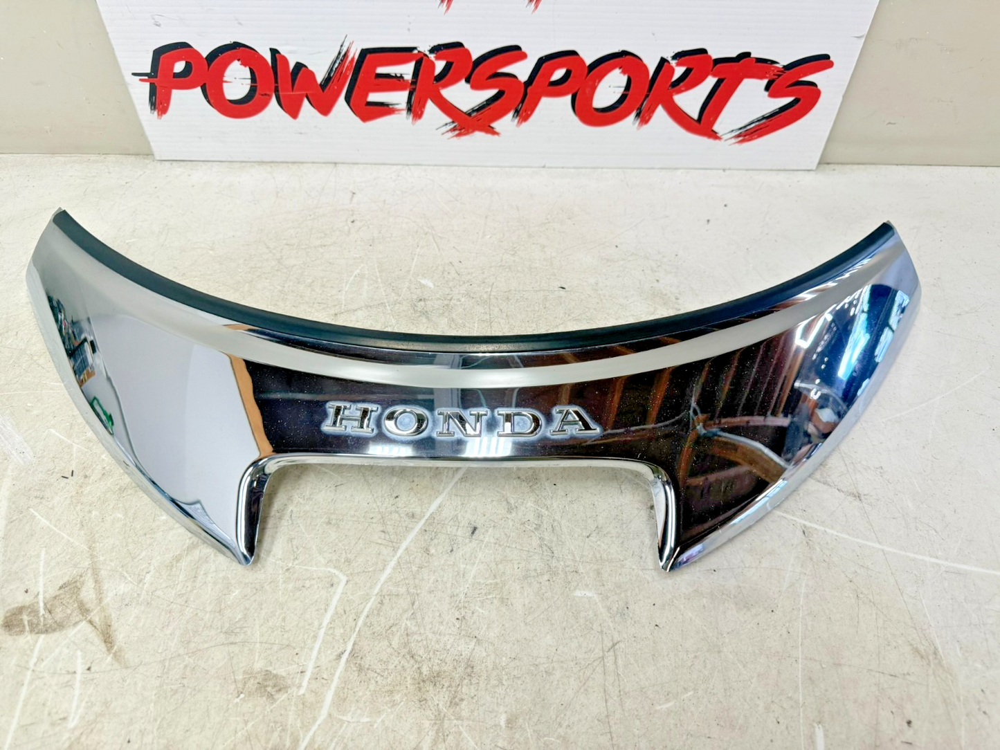 2001 HONDA VALKYRIE INTERSTATE Upper Fairing Windshield Trim Garnish Chrome