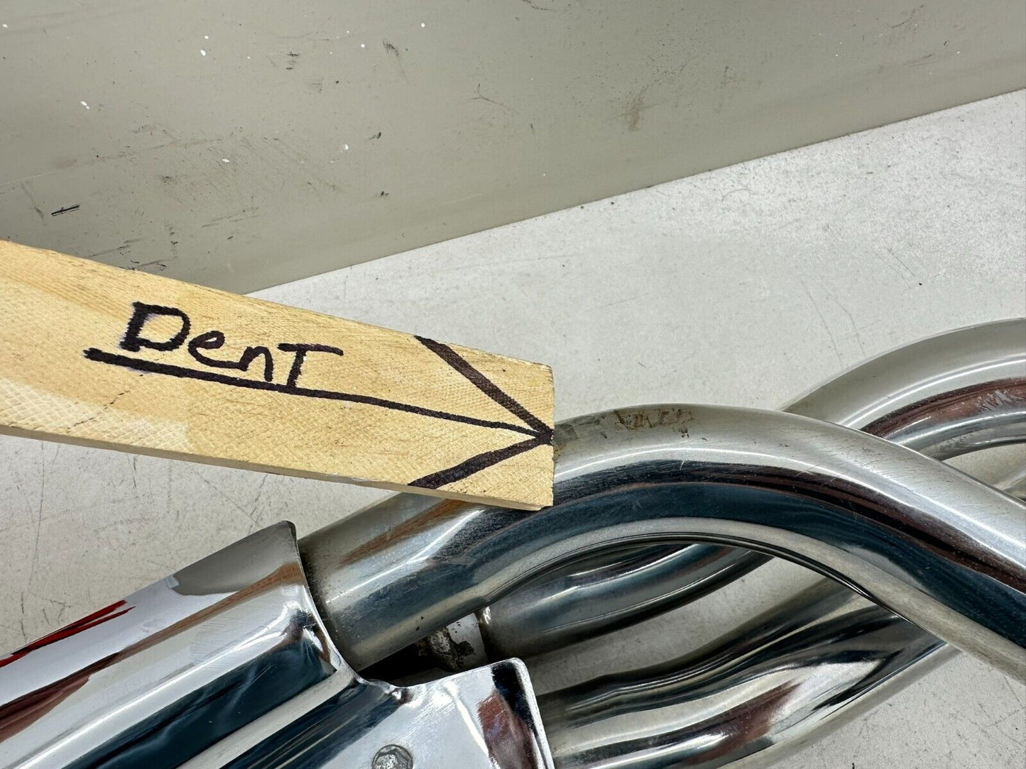 1999 HONDA VALKYRIE INTERSTATE Chrome Left Exhaust Header Pipe System Nice