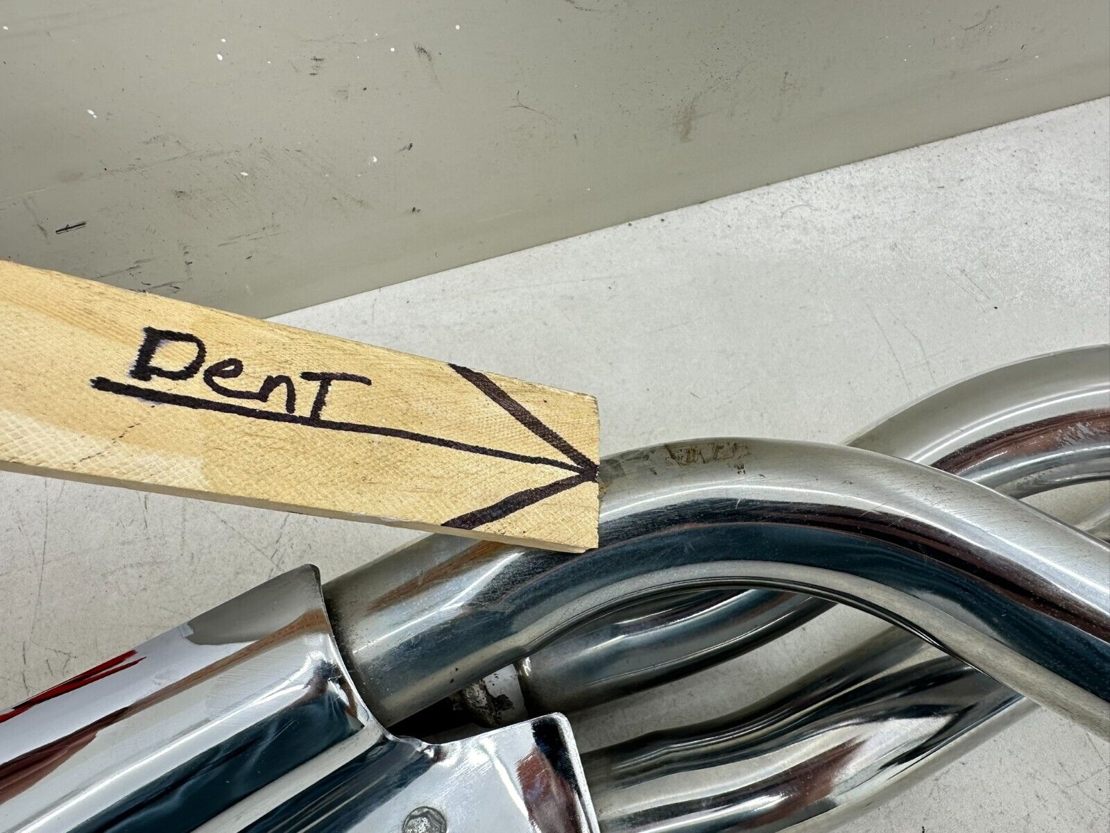 1999 HONDA VALKYRIE INTERSTATE Chrome Left Exhaust Header Pipe System Nice