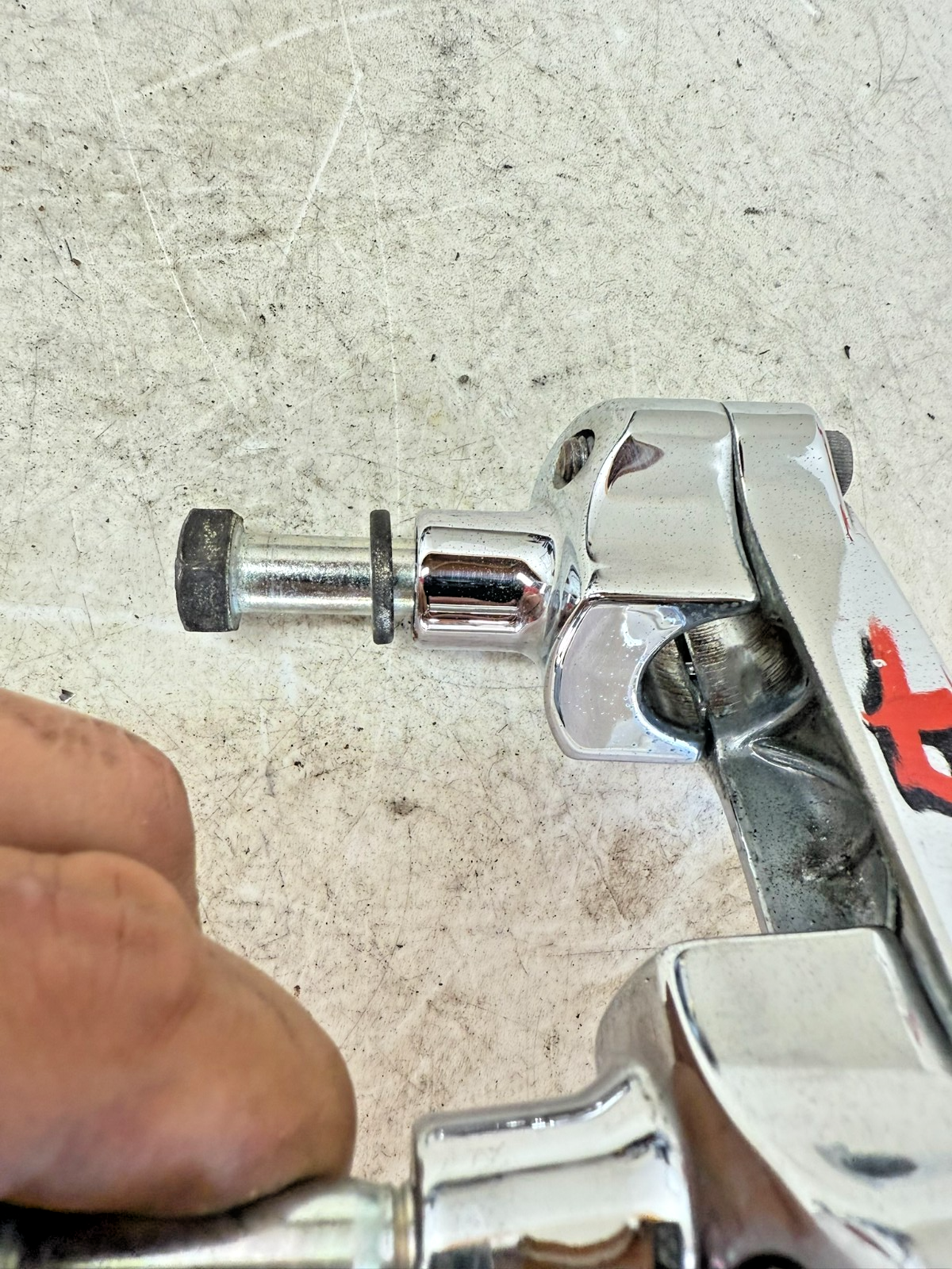 1997 HARLEY DAVIDSON SOFTAIL Handlebar Clamp Riser Chrome