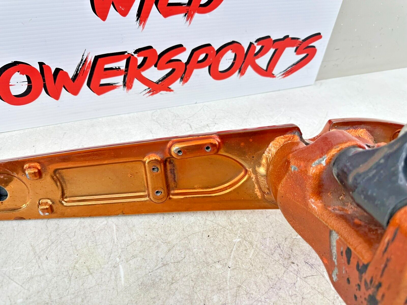 2006 Victory Kingpin Swingarm Fork + Shock Linkage Orange