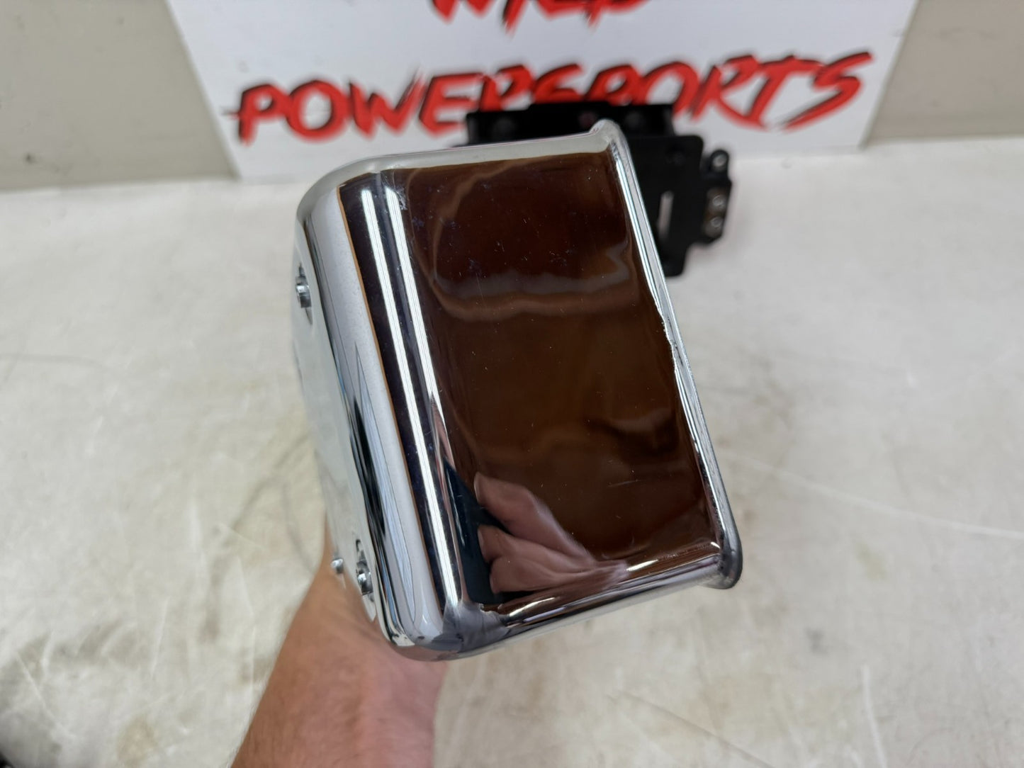 2003 HARLEY DYNA WIDE GLIDE Electrical Box Carrier & Chrome Cover