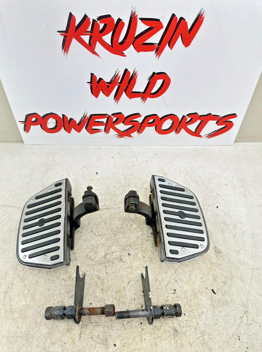 1995 HARLEY SOFTAIL OEM HD Passenger Floorboards Footrest W/ Hardware
