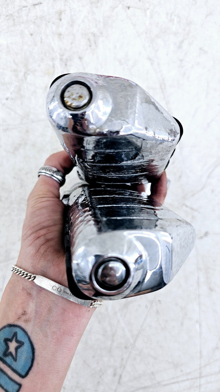 1997 HARLEY SOFTAIL Highway Crash Guard Bar Foot Pegs Rest