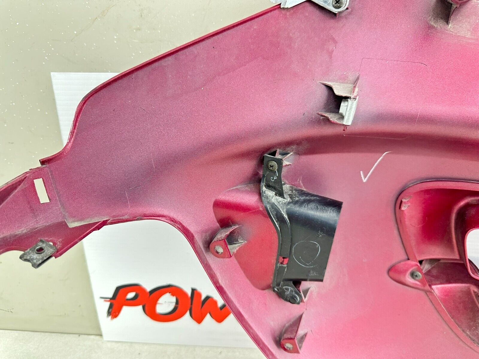 2004 Honda Goldwing GL1800 Red Right Side Headlight Fairing Cowl Panel
