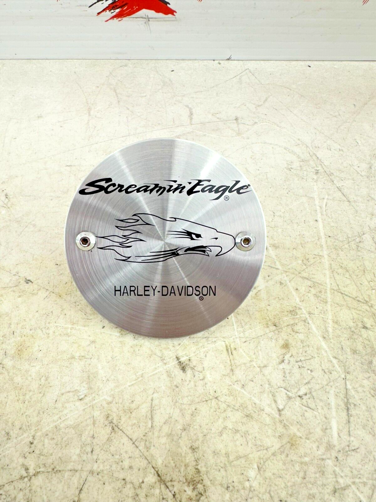 1999 HARLEY SOFTAIL Screamin Eagle Nose Cone Cam Cover Filler