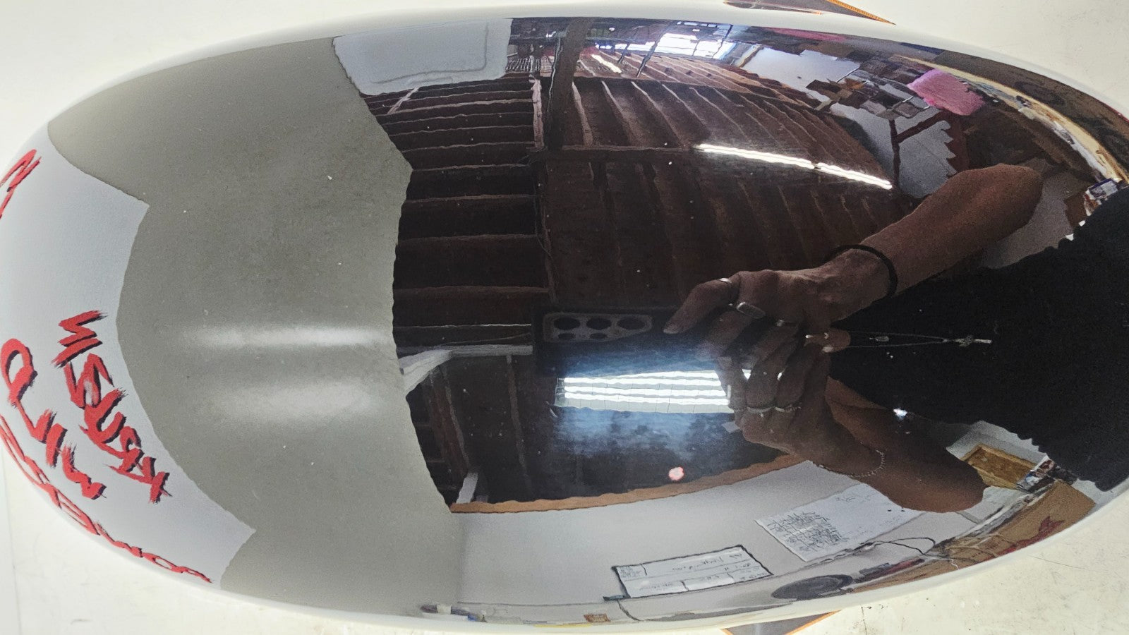 1999 HONDA VALKYRIE INTERSTATE Front Fender w/ Chrome Trim Tip OEM