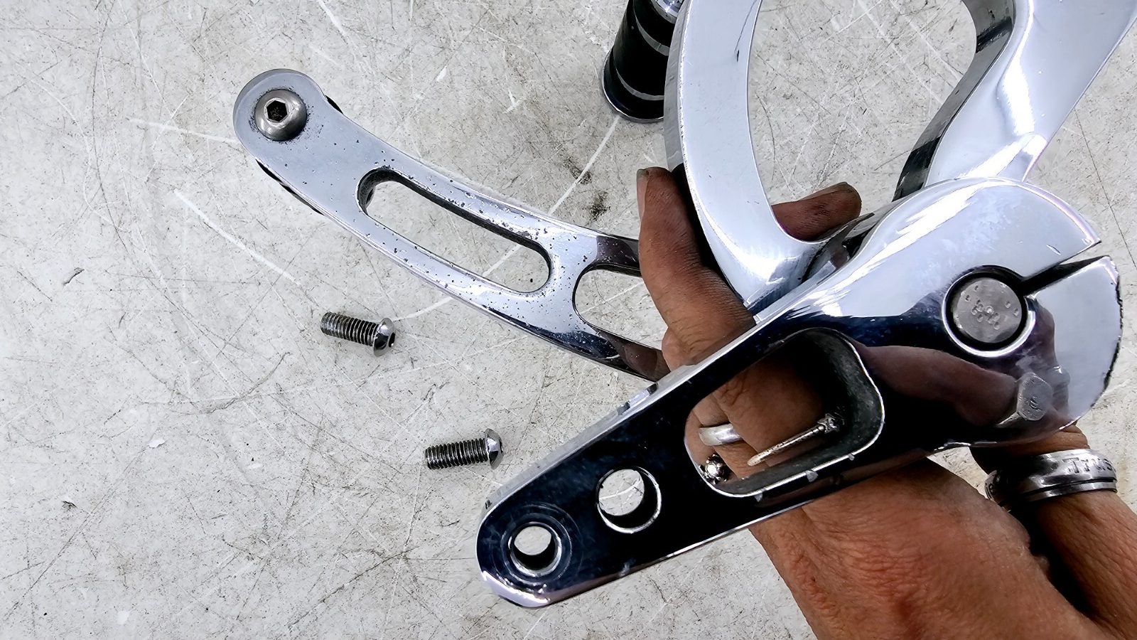 1988 HARLEY SOFTAIL Chrome Billet Forward Control Kit