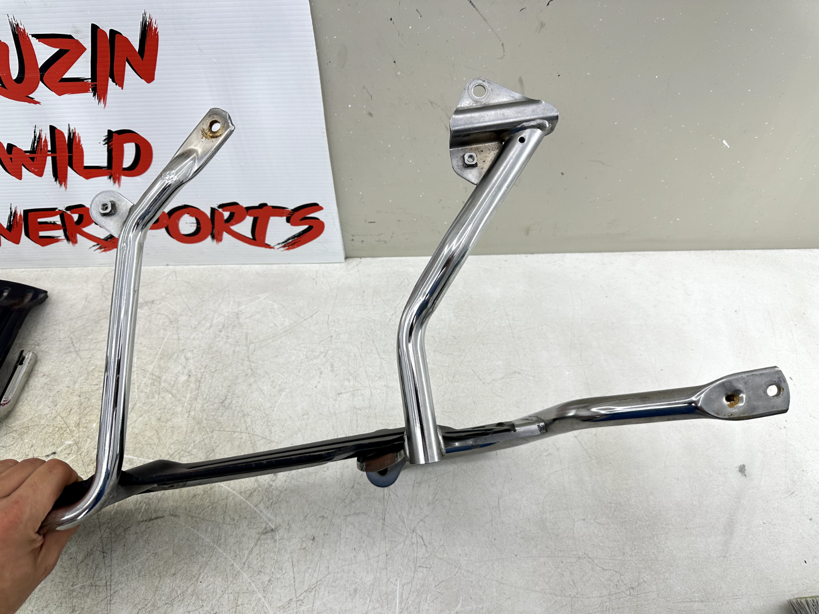 1999 HONDA VALKYRIE INTERSTATE Right + Left Saddlebag Mounting Frame Bars
