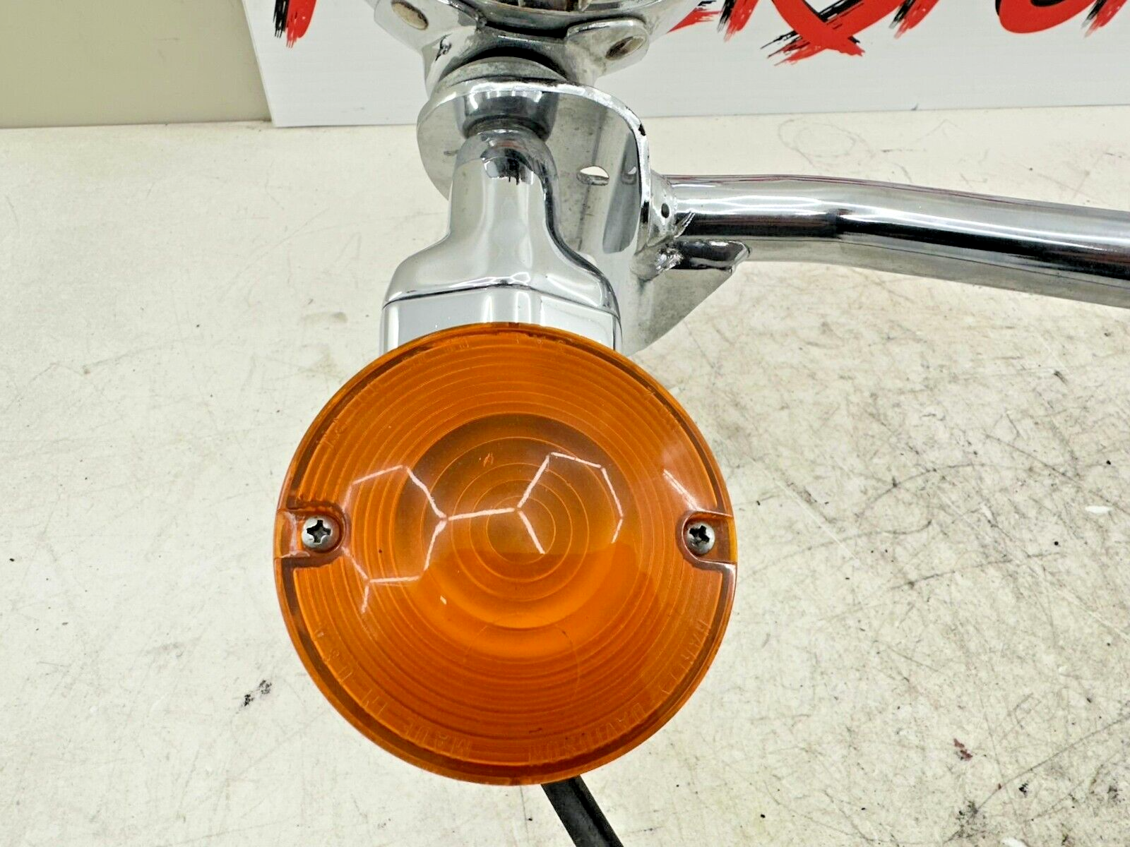 1994 HARLEY ELECTRA GLIDE Chrome Highway Fog Light Bar Turn Signal Light