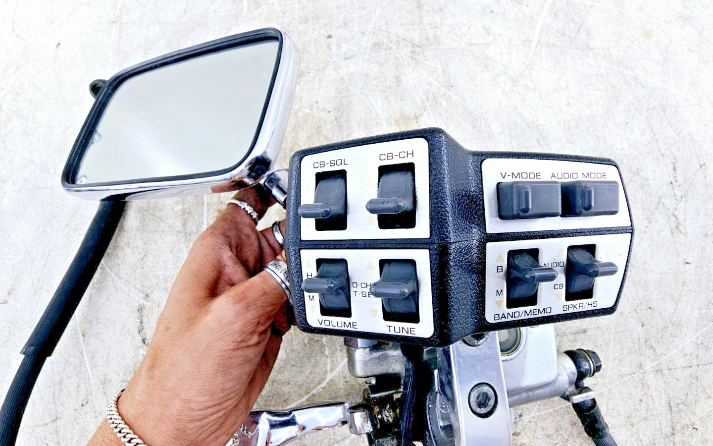 1999 HONDA VALKYRIE INTERSTATE Radio Control Switch + Clutch Lever + Side Mirror