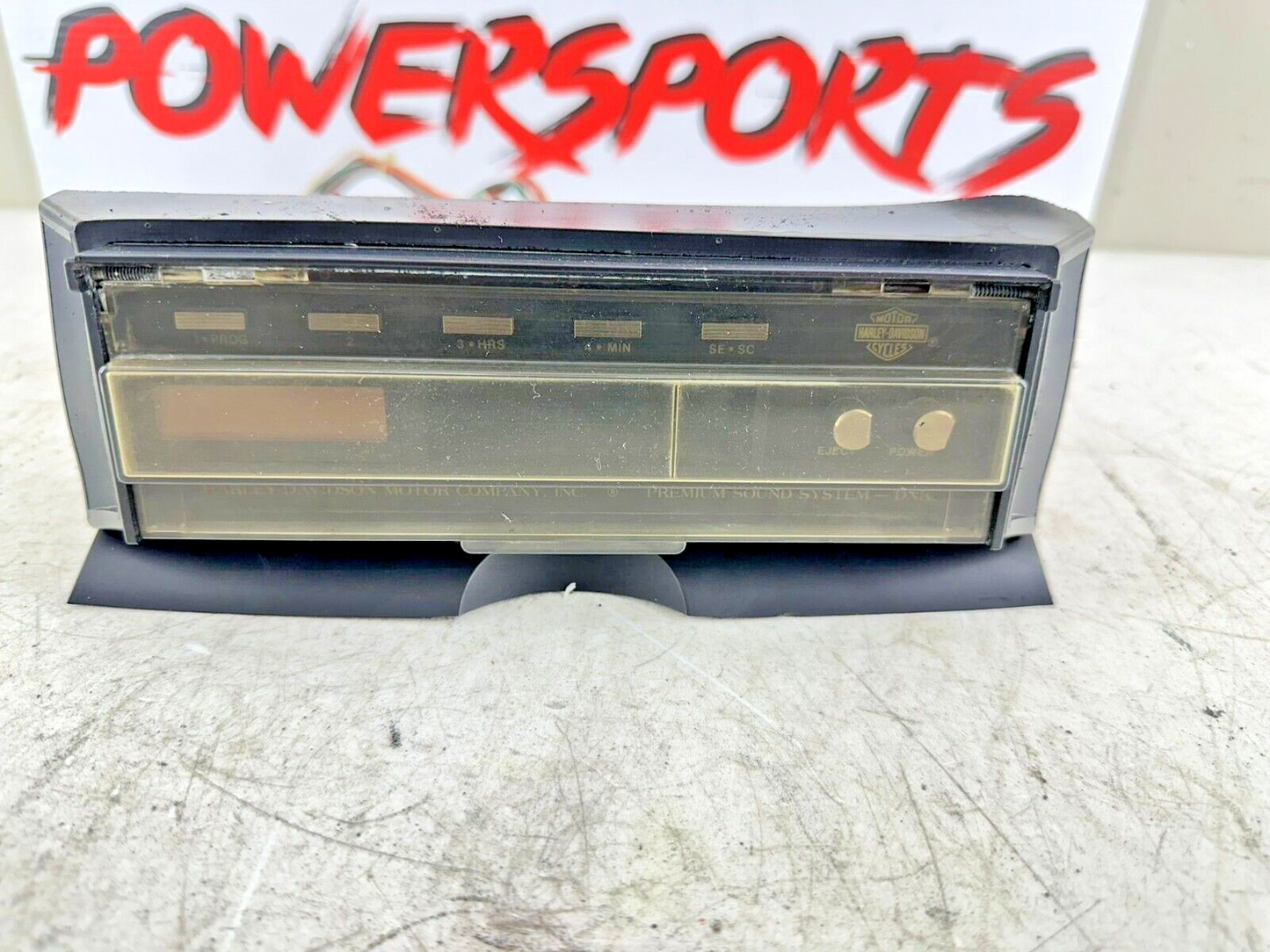 1994 HARLEY ELECTRA GLIDE OEM HD Radio Stereo + Flip Up Cover Guard
