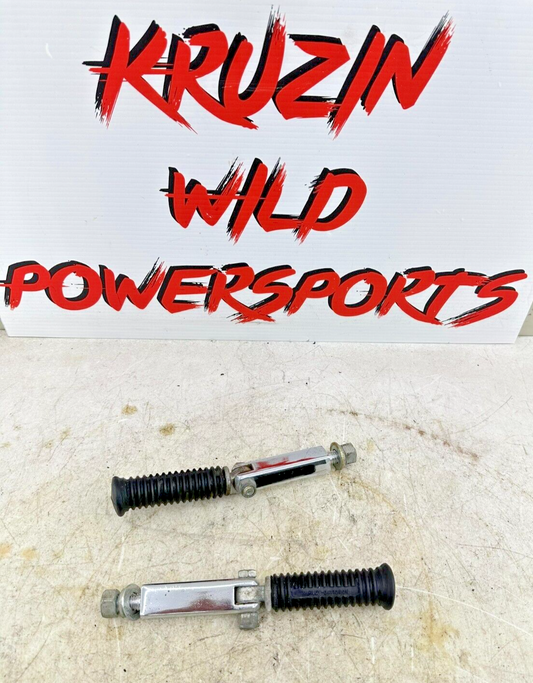 1997 HARLEY DYNA OEM HD Highway Forward Foot Pegs + MTG Hardware