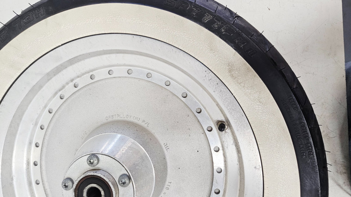 2002 HARLEY SOFTAIL Fatboy Solid Front Wheel Rim Tire OEM 16x3