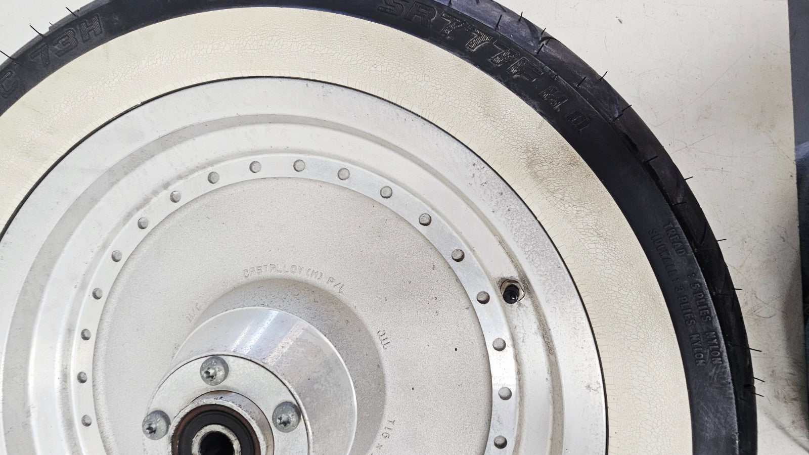 2002 HARLEY SOFTAIL Fatboy Solid Front Wheel Rim Tire OEM 16x3