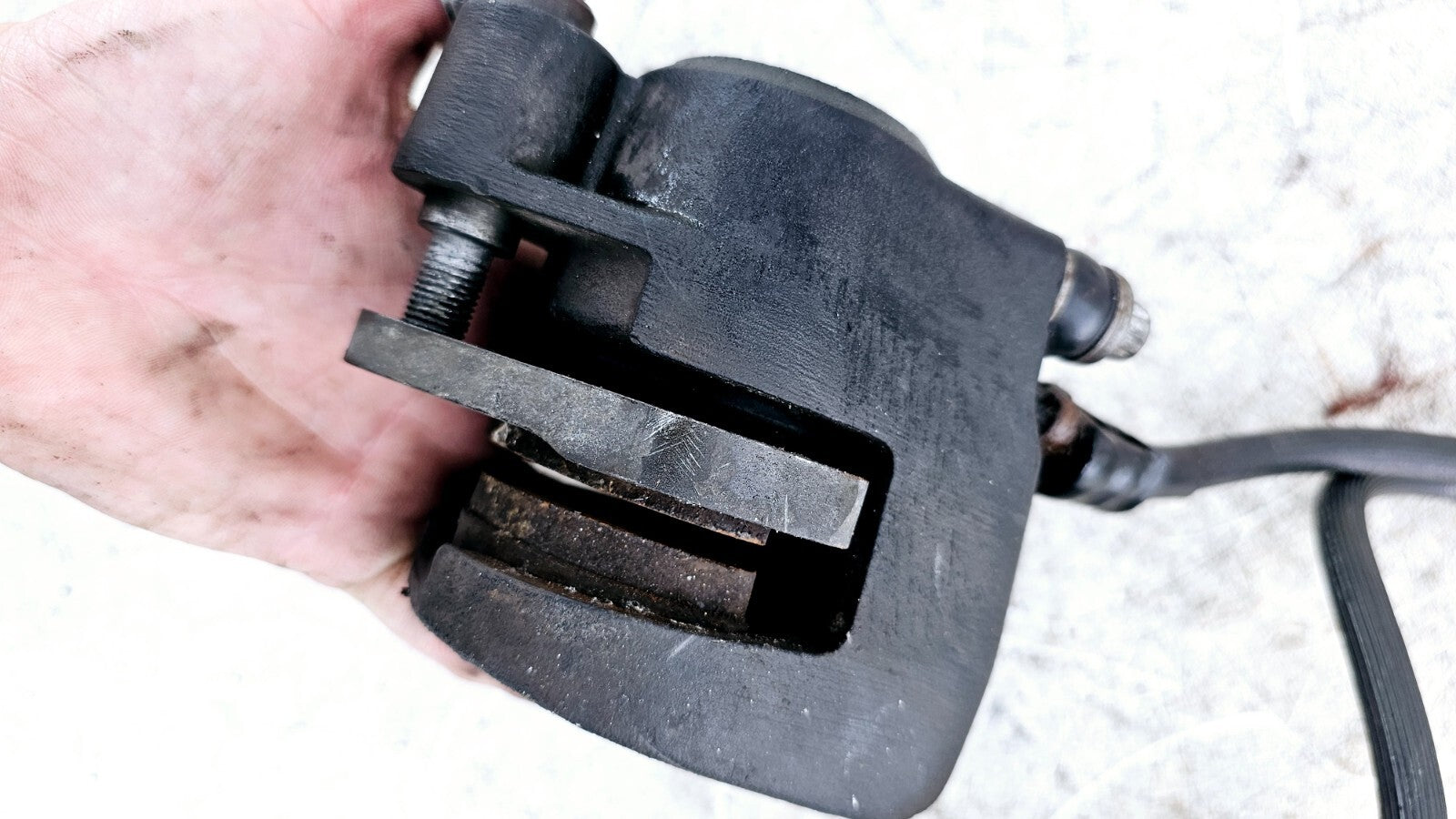 1995 HARLEY DYNA CONVERTIBLE Dual Caliper Hose + Master Cylinder