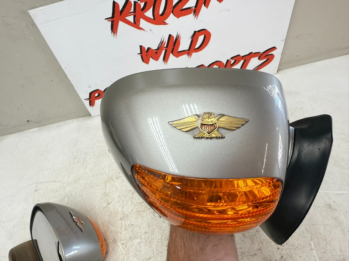 2002 Honda Goldwing GL1800 Right Left Mirrors w/ Turn Signal & Wing Deflector