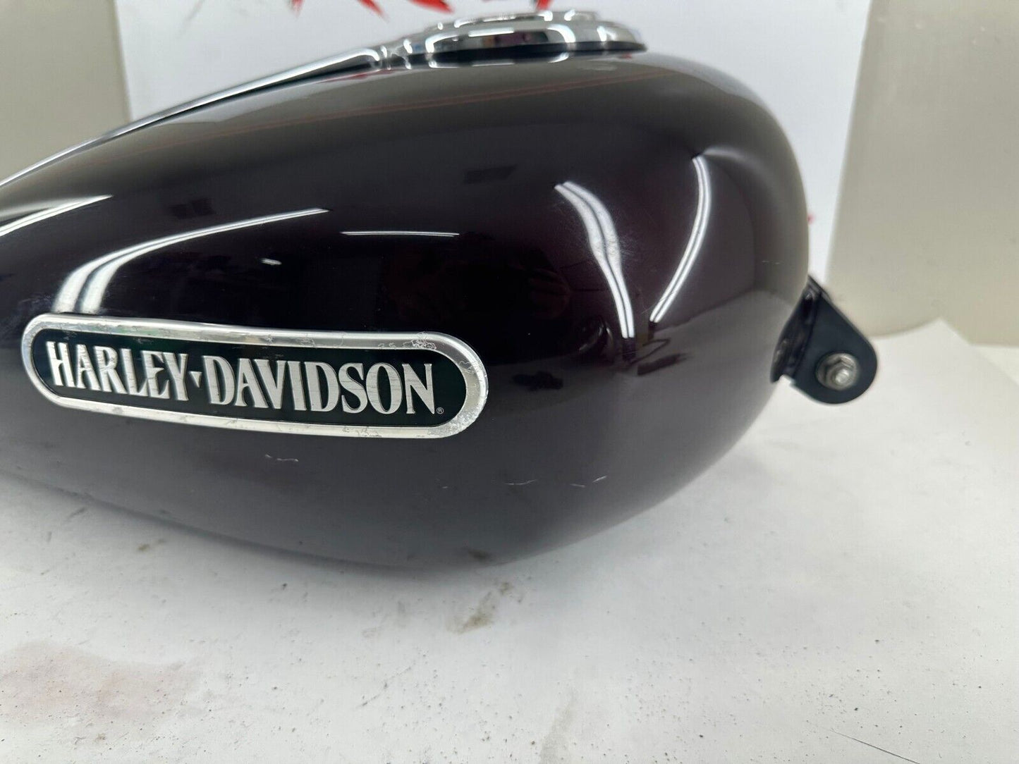 2007 HARLEY SPORTSTER CUSTOM Purple Gas Fuel Tank OEM EFI