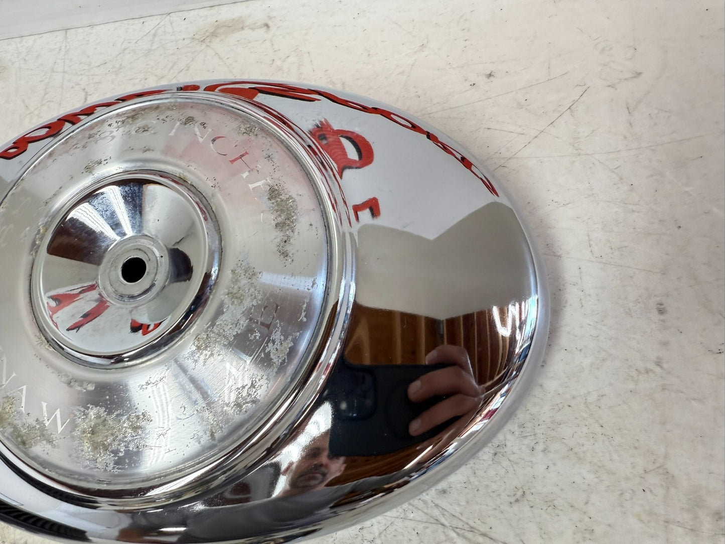 2003 HARLEY DYNA WIDE GLIDE Air Filter Cover Housing Backing Plate LIVE TO RIDE