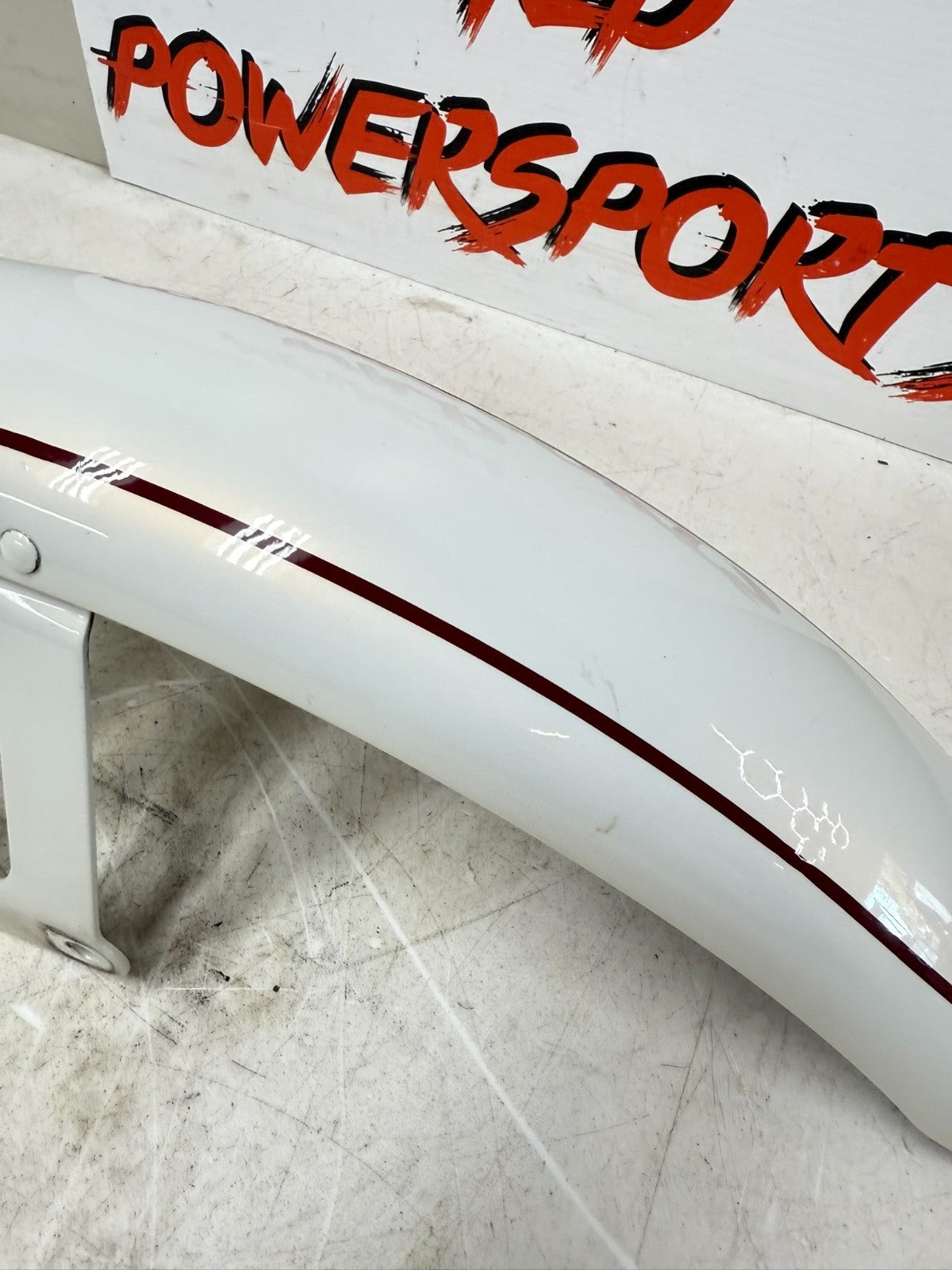 2003 HARLEY DYNA WIDE GLIDE Front Fender Pearl White 100th Anniversary
