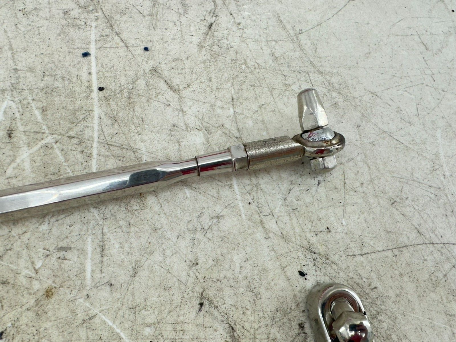 2007 Harley Electra Glide CVO Chrome Heal Toe Shifter Shift Shaft + Linkage