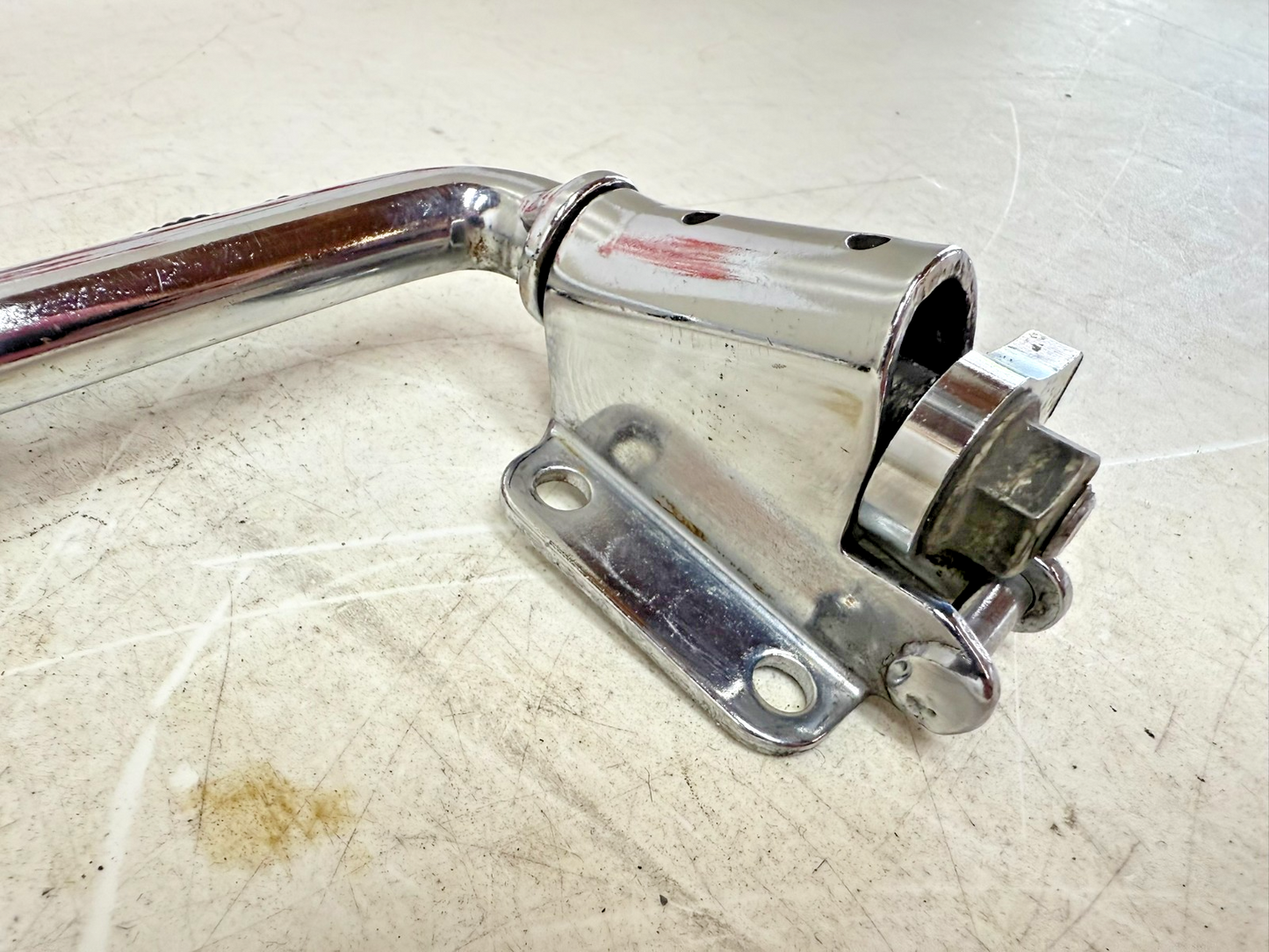 2003 HARLEY ELECTRA GLIDE OEM Left Side Jiffy Kick Stand Chrome