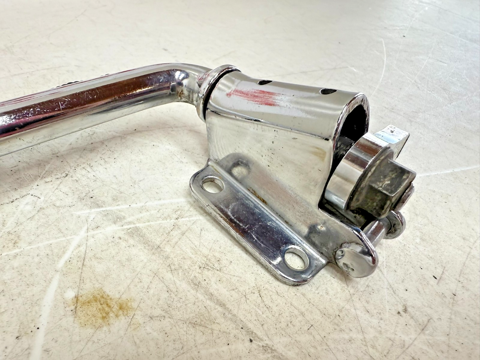 2003 HARLEY ELECTRA GLIDE OEM Left Side Jiffy Kick Stand Chrome