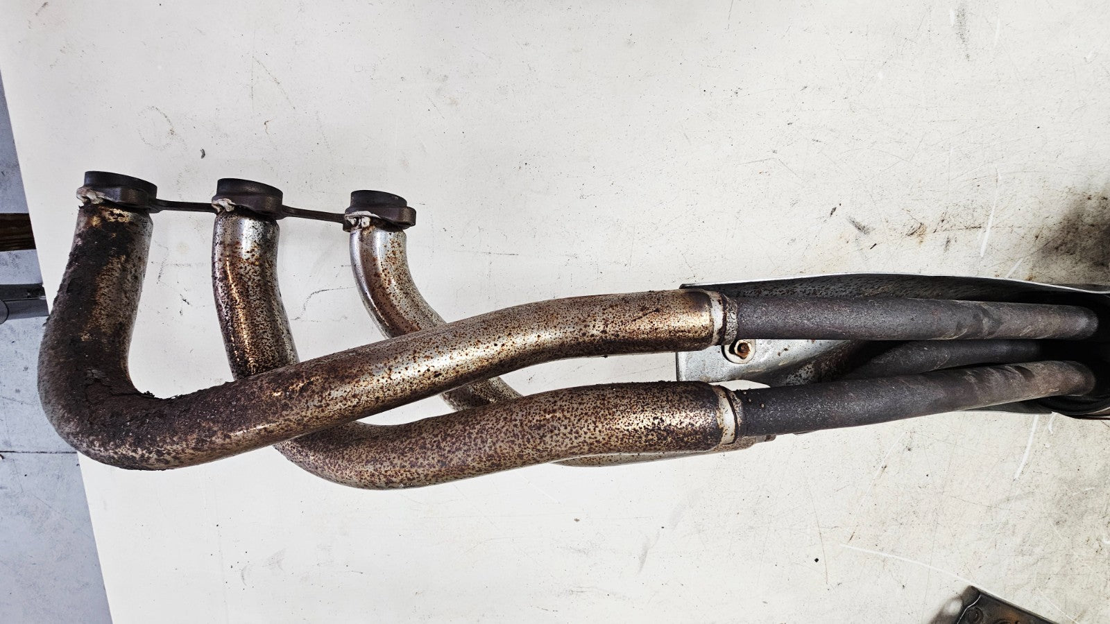 2000 HONDA VALKYRIE INTERSTATE Exhaust Header Muffler Pipe System Chrome